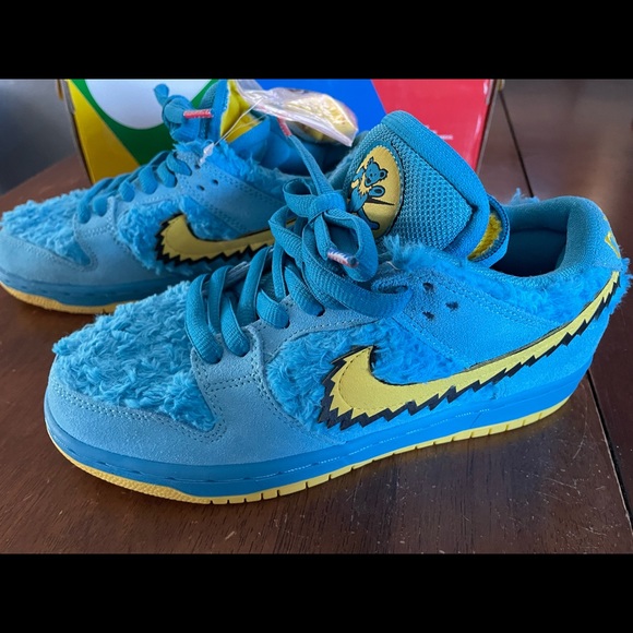Nike | Shoes | Grateful Dead Blue Nike Sb Dunks Low Pro | Poshmark
